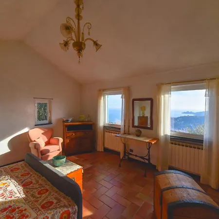 Villa In Rapallo With Sea View And Olive Yards, Cleaning Included 라팔로