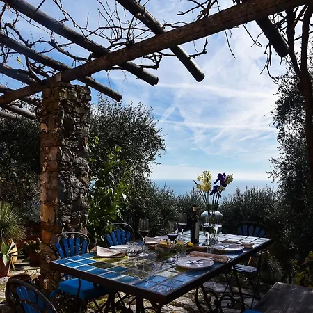 Villa In Rapallo With Sea View And Olive Yards, Cleaning Included 빌라